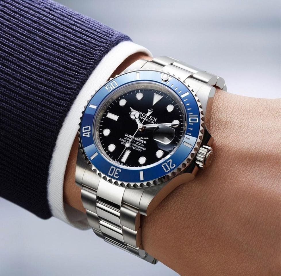 Rolex Submarine blue and a black dial date