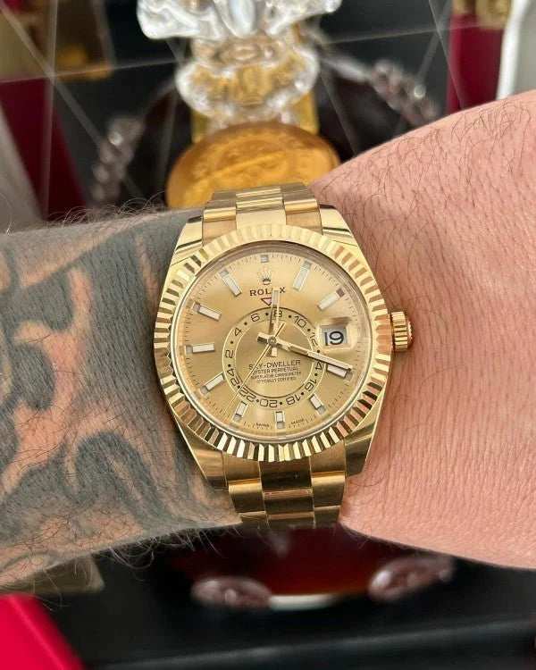 ROLEX SKY DEWLLER AUTOMATIC WATCH