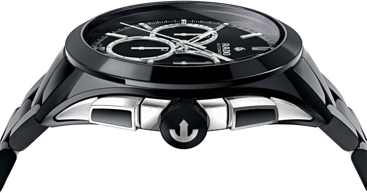 Rado Hyperchrome Stainless Steel Black Silver