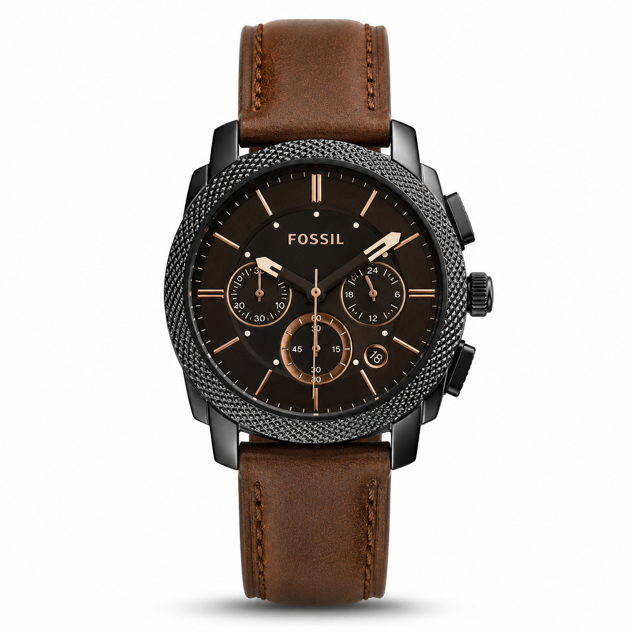 Fossil Fs4656 Brown Leather