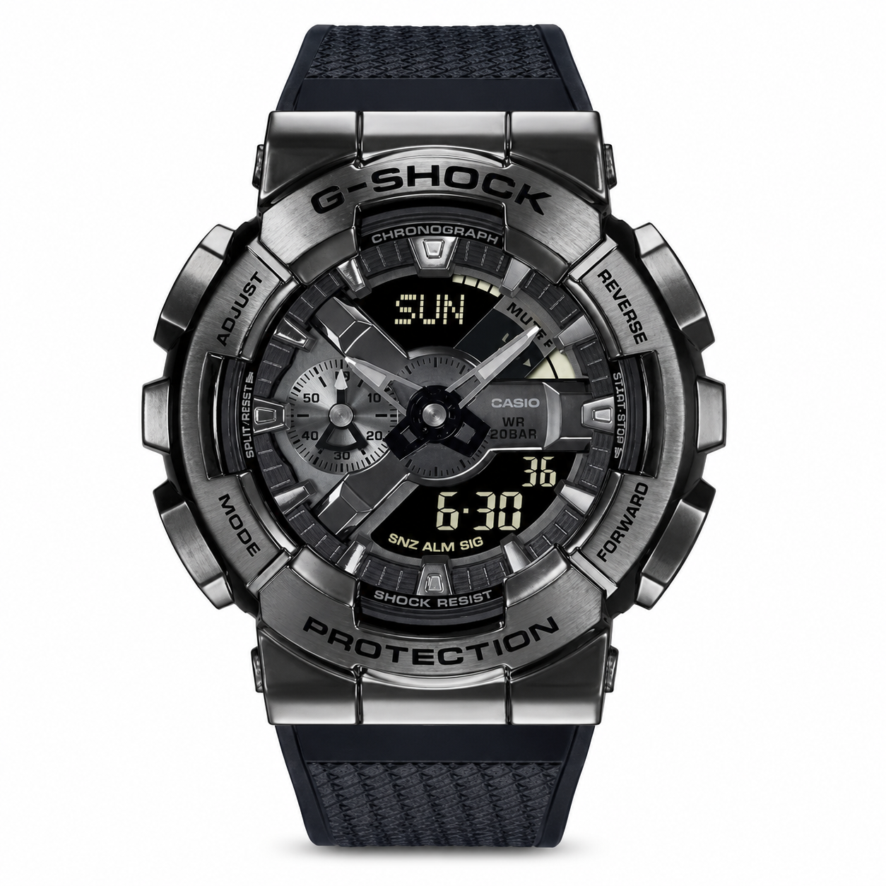 G-shock Stainless Steel Black Round Watch