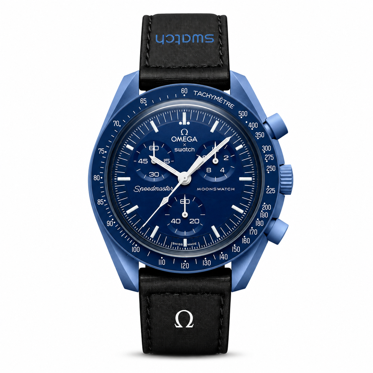 Swatch X Omega Bioceramic Moonswatch Mission To Neptune With Kit