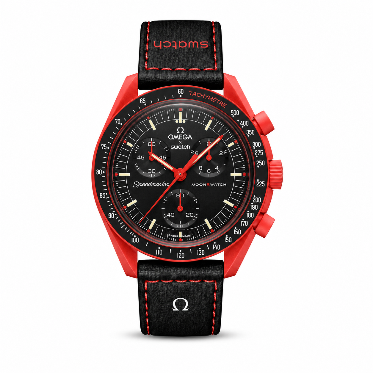 Swatch X Omega Bioceramic Moonswatch Mission To The Moon Mars With Kit