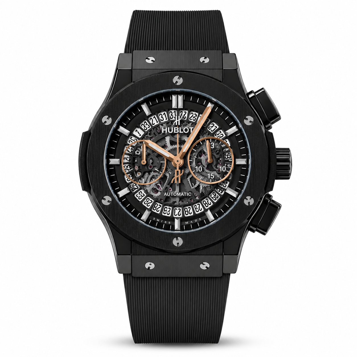 Hublot Black Belt Watch