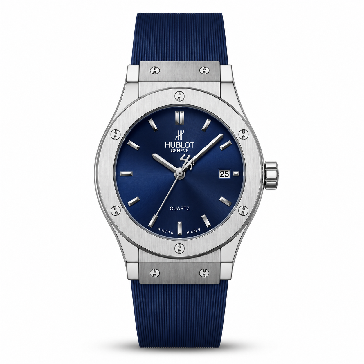 Hublot Blue Leather Belt Watch