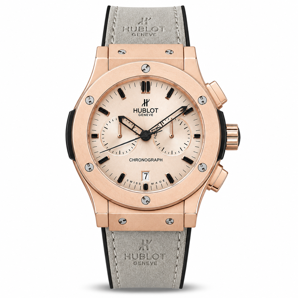 Hublot Grey Leather Belt Watch B