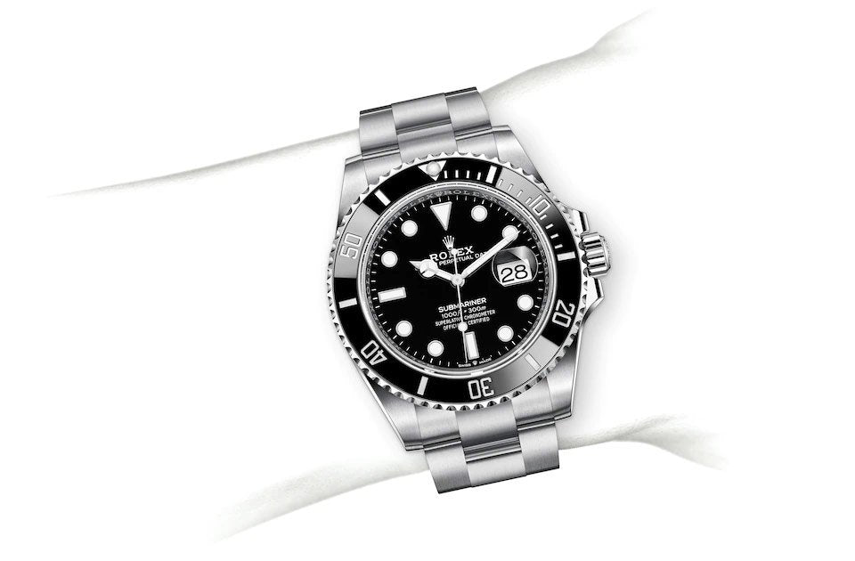 ROLEX SUBMARINE Black dial Date
