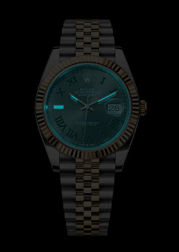 Rolex Datejust Dualtone Grey Dial Metal Watch