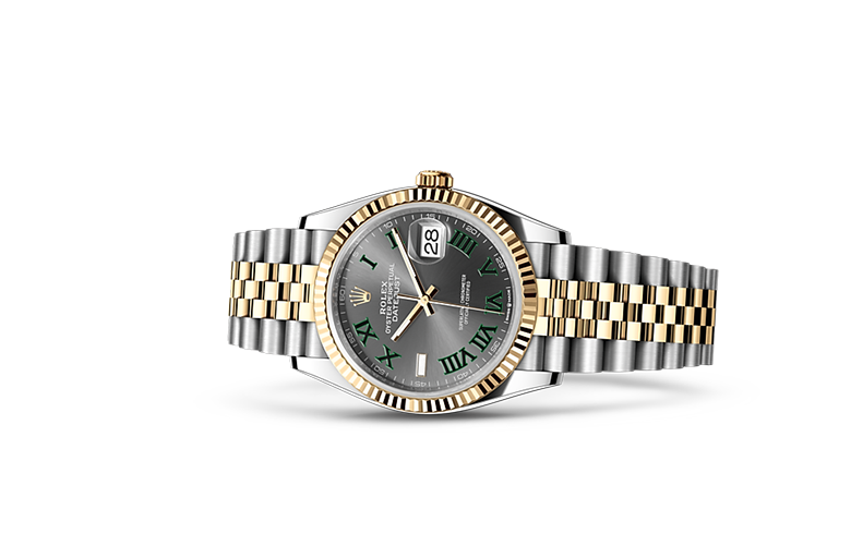 Rolex Datejust Dualtone Grey Dial Metal Watch