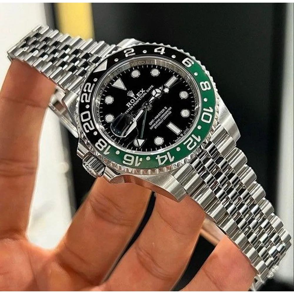 ROLEX GMT MASTER 2 LEFT HAND AUTOMATIC WATCH
