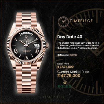 ROLEX ROSE GOLD BLACK DAIL (Super Quality)