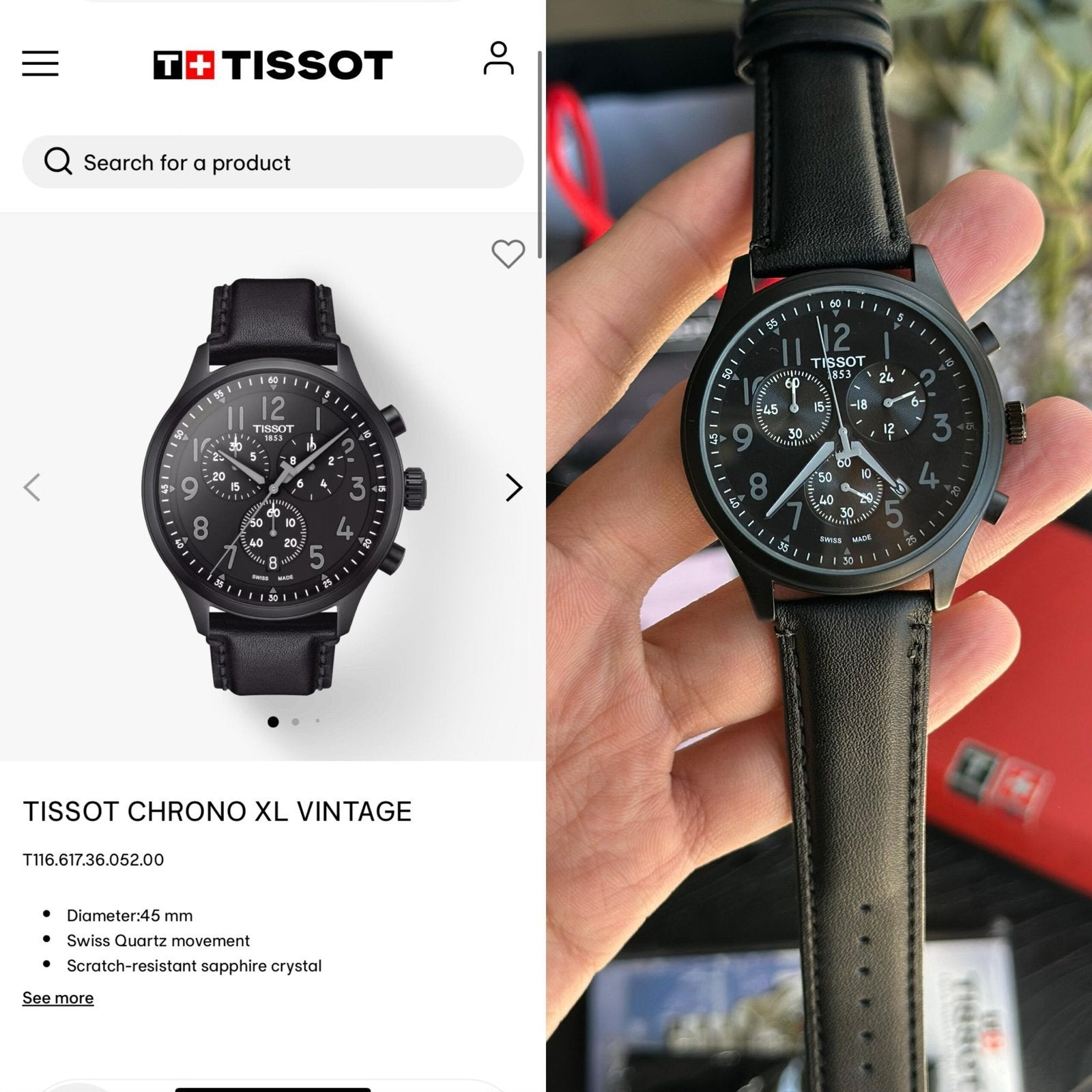 TISSOT CHRONO XL VINTAGE WRIST WATCH