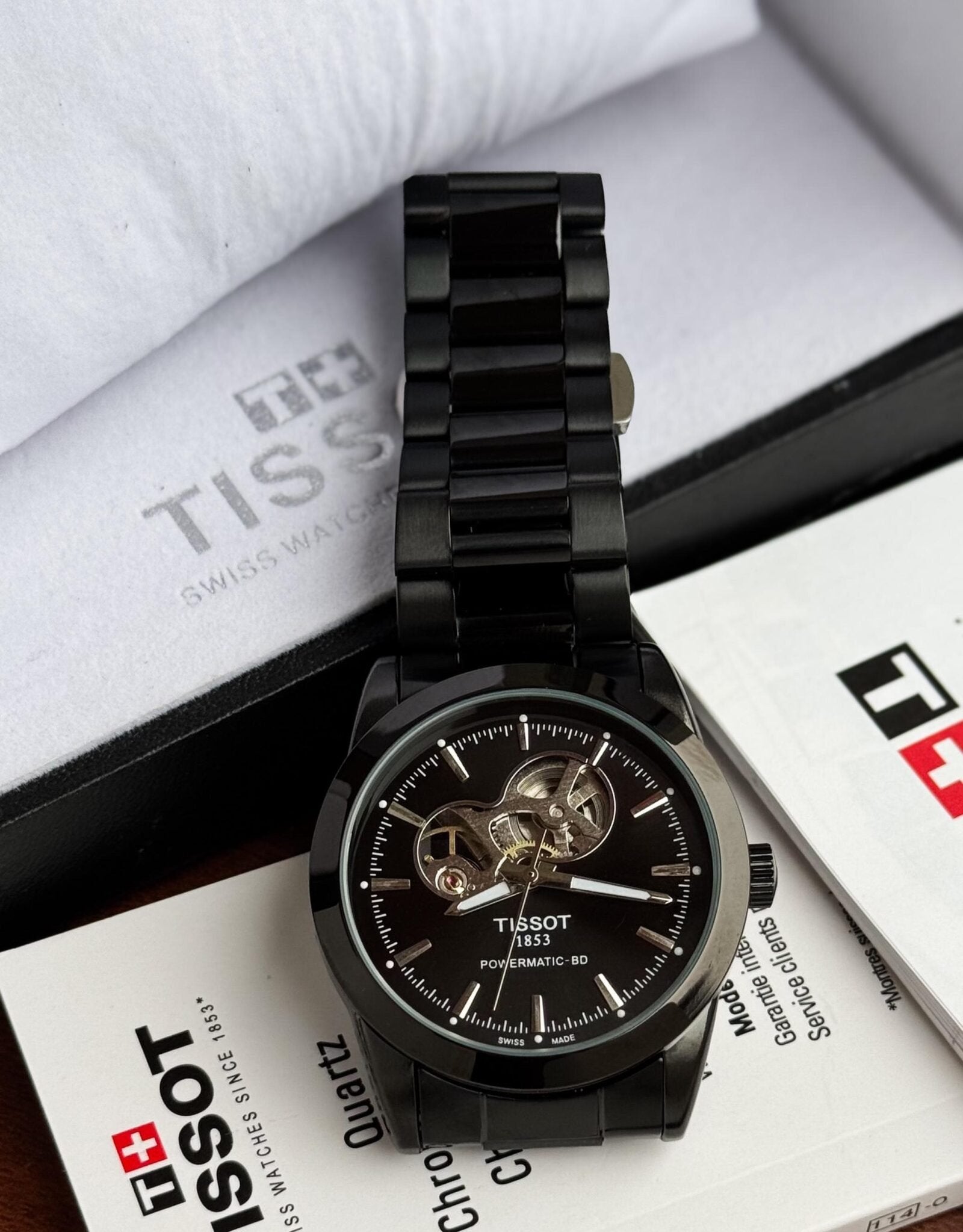 TISSOT 1853 POWERMATIC 80 "GENTLEMEN" PREMIUM QUALITY METAL WATCH