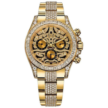 Rolex Daytona Ramzan Special Gold Diamond Metal Watch