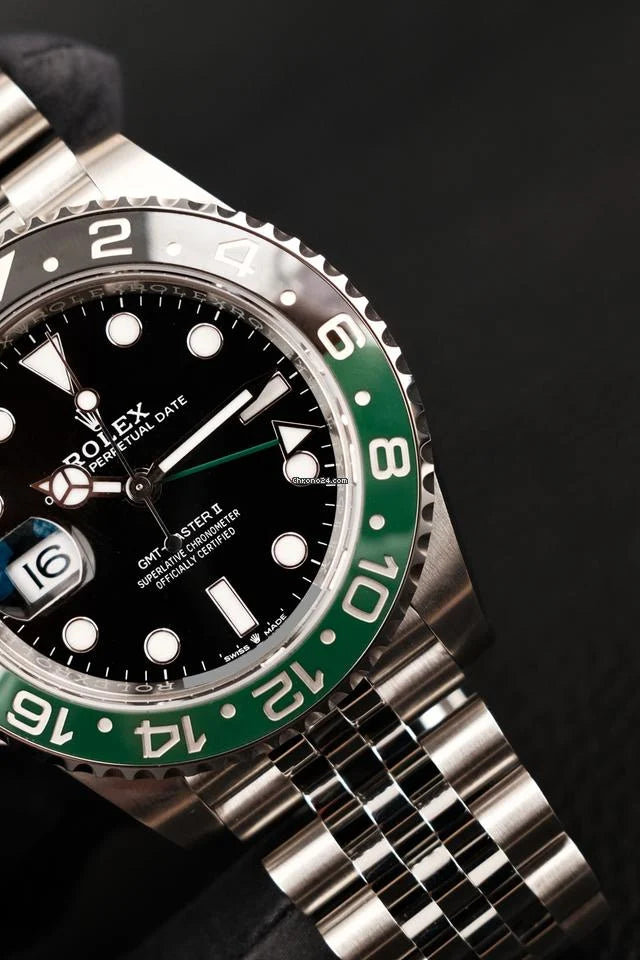 ROLEX GMT MASTER 2 LEFT HAND AUTOMATIC WATCH