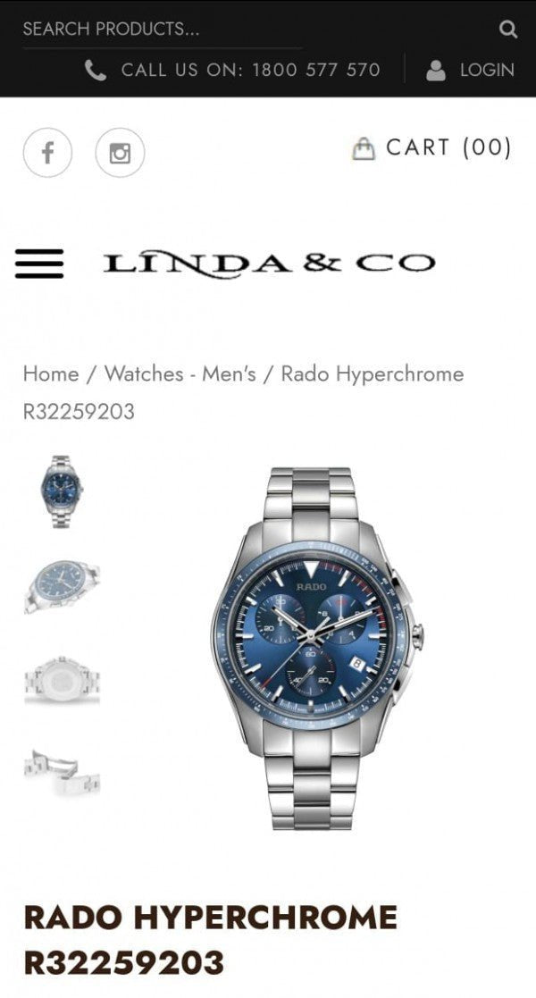 RADO NEW EDITION PRIMIUM QUILTY WATCH