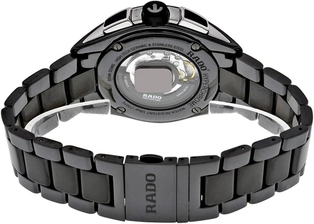 Rado Hyperchrome Stainless Steel Black Silver