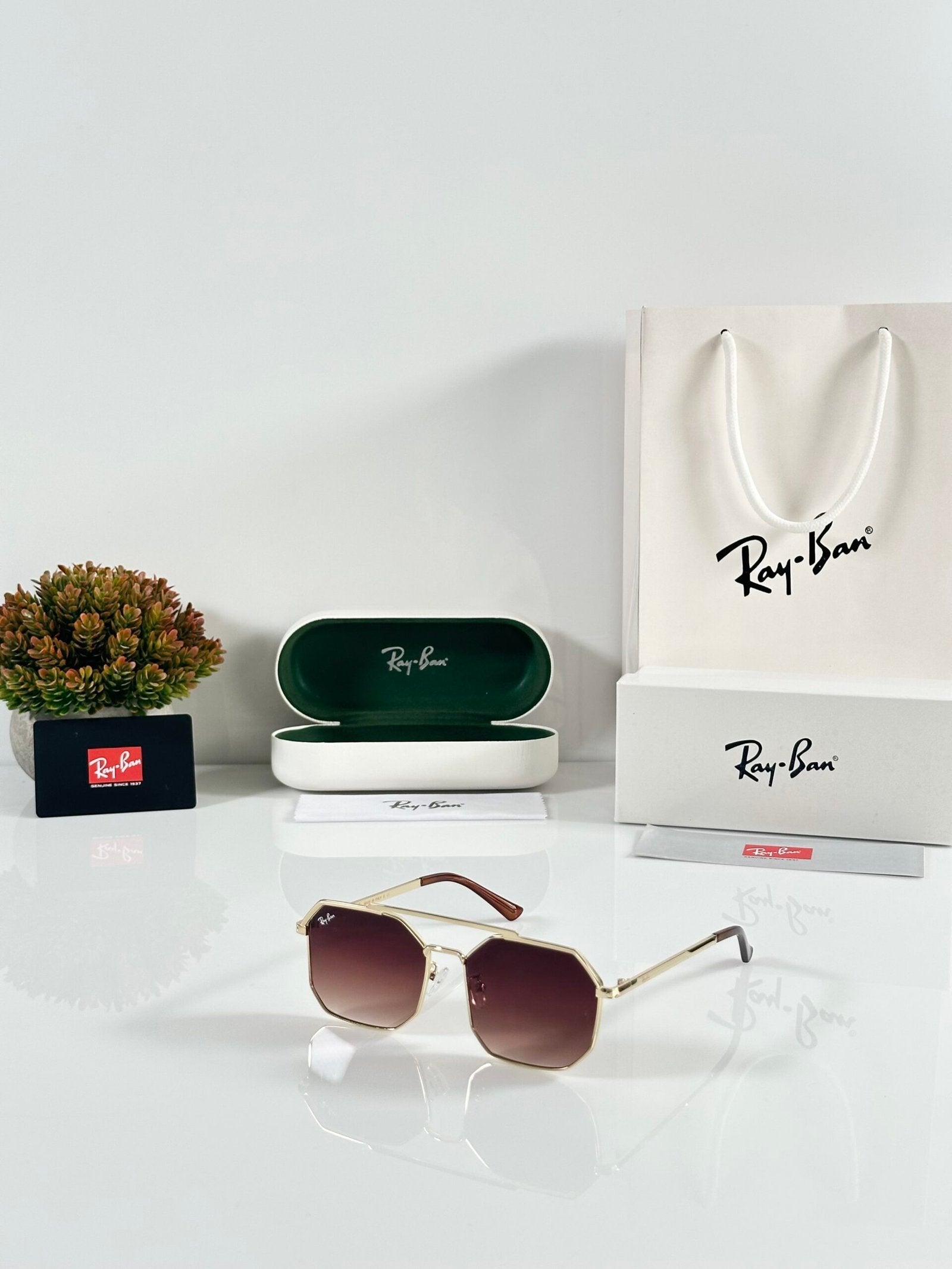 Rayban Reverse 5404 Gold Brown DC