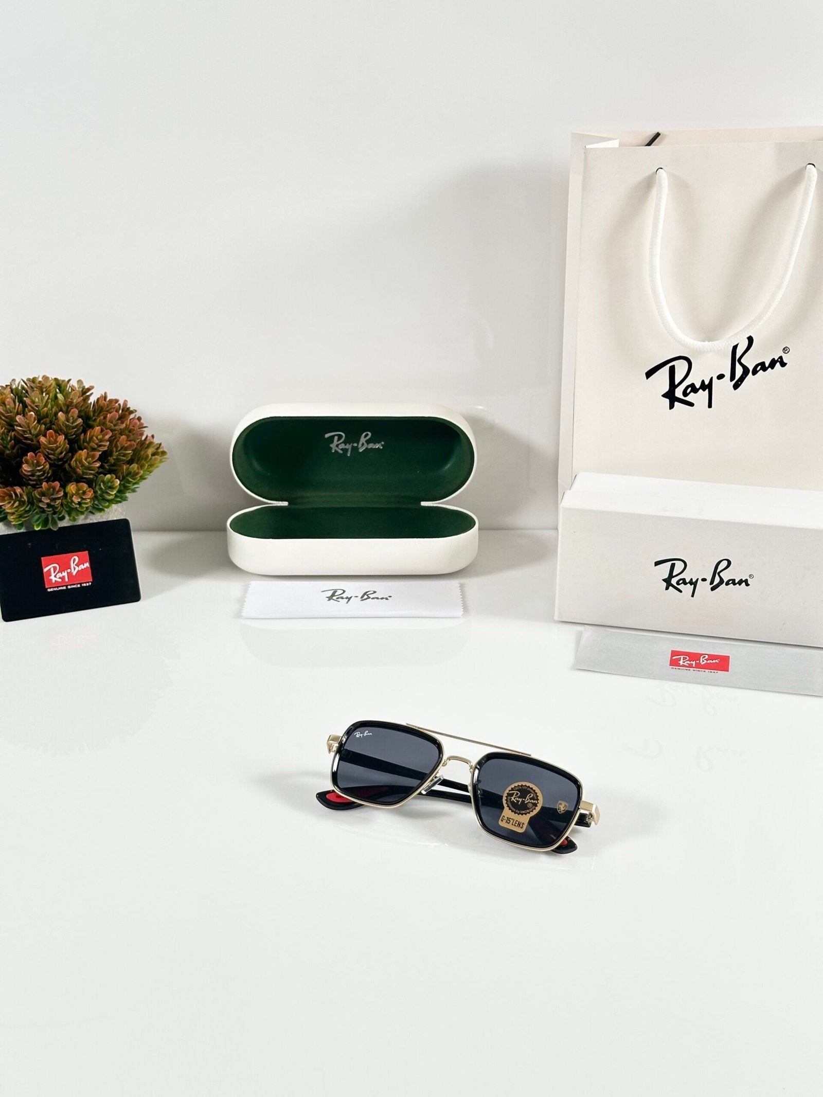 Rayban 06 Gold Black