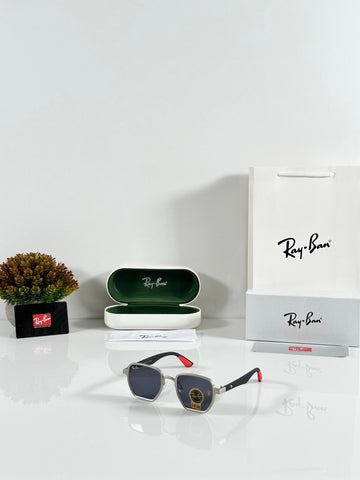 Rayban 08 Silver Black
