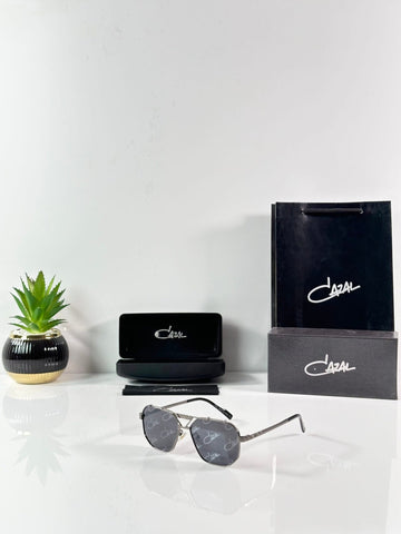 Cazal 9073 Printed Gun Black