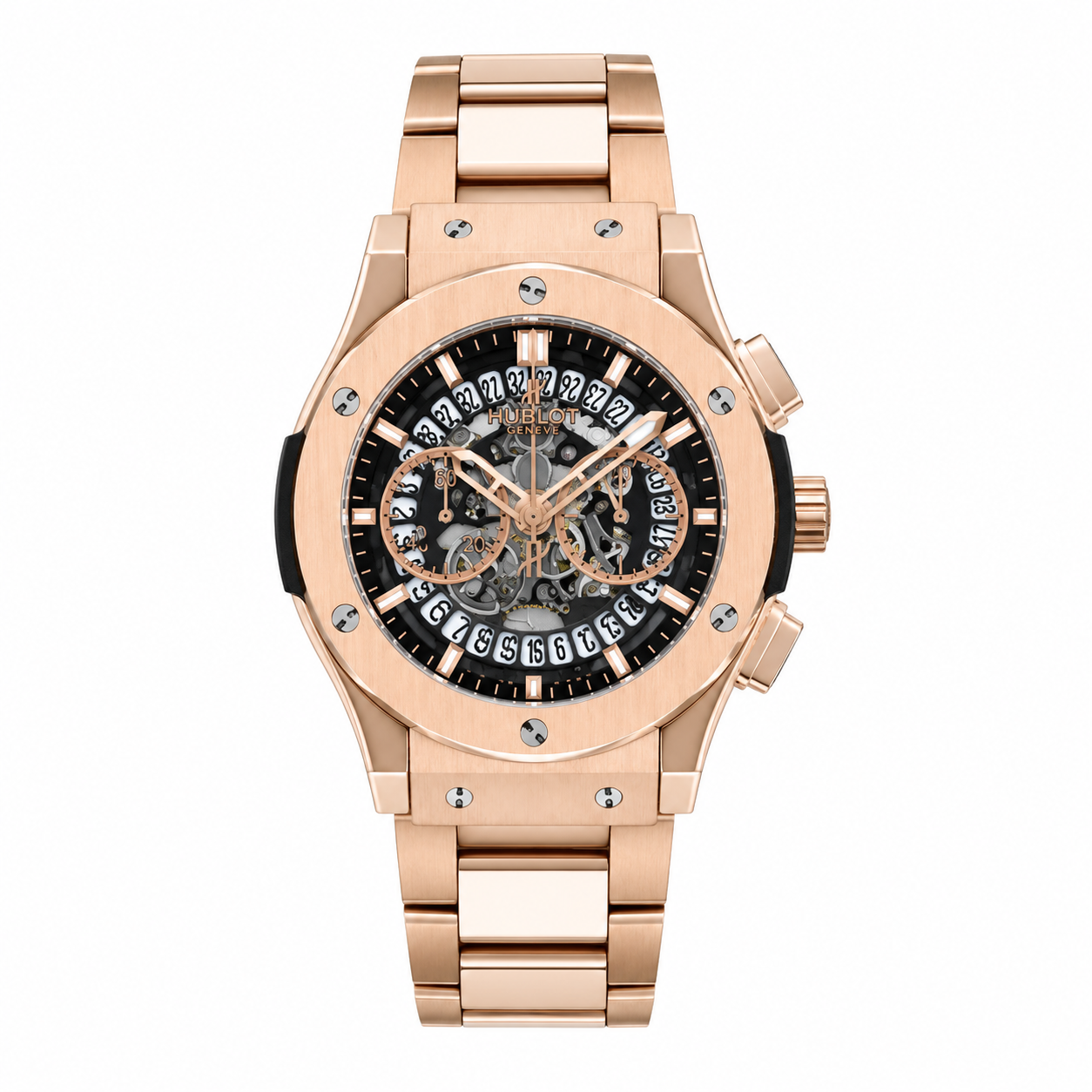 Hublot Golden Metal Watch.