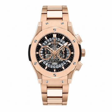 Hublot Golden Metal Watch.