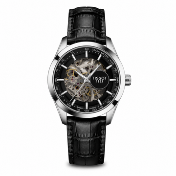 TISSOT 1853 AUTOMATIC PRIMIUM QUILTY LEATHER WATCH