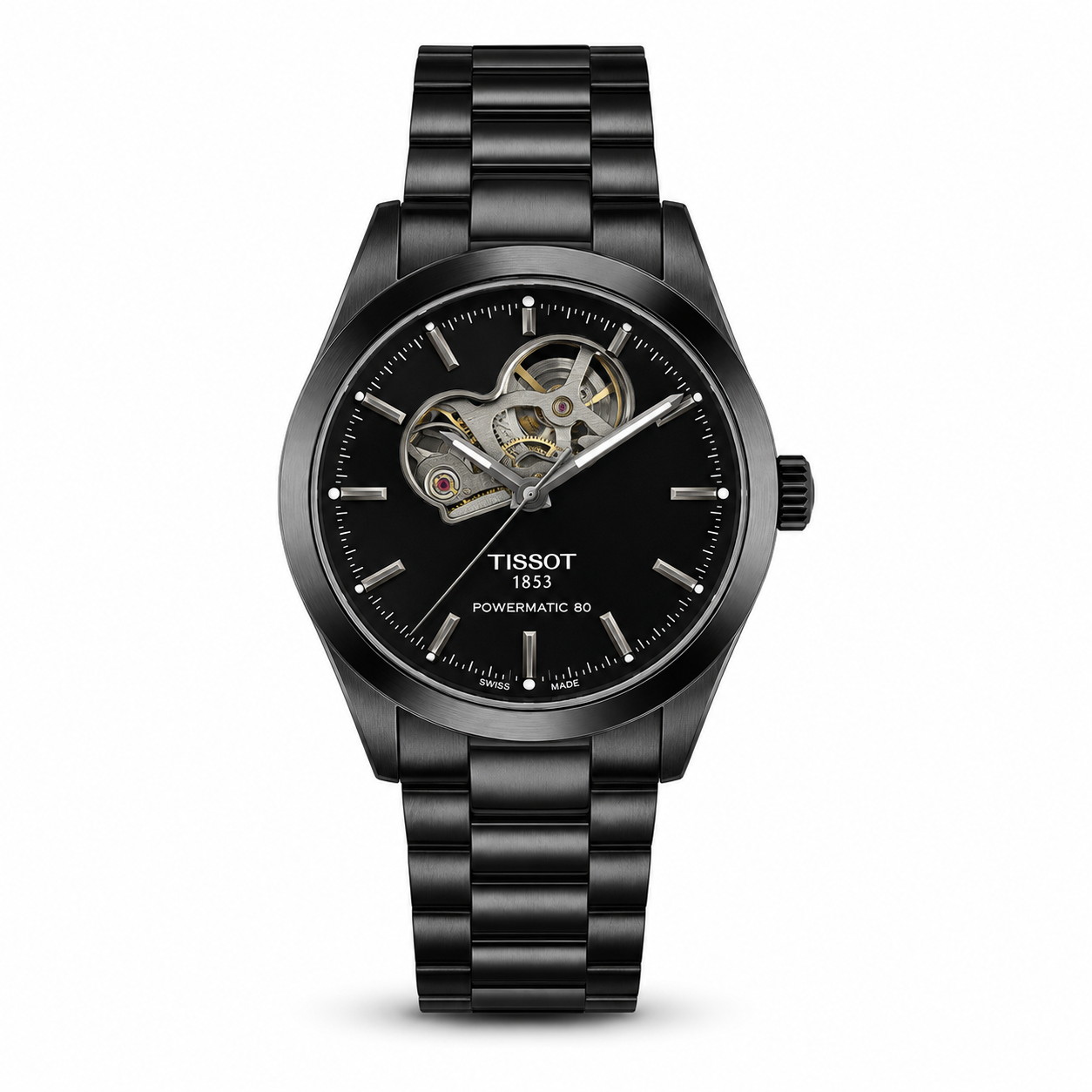 TISSOT 1853 POWERMATIC 80 "GENTLEMEN" PREMIUM QUALITY METAL WATCH