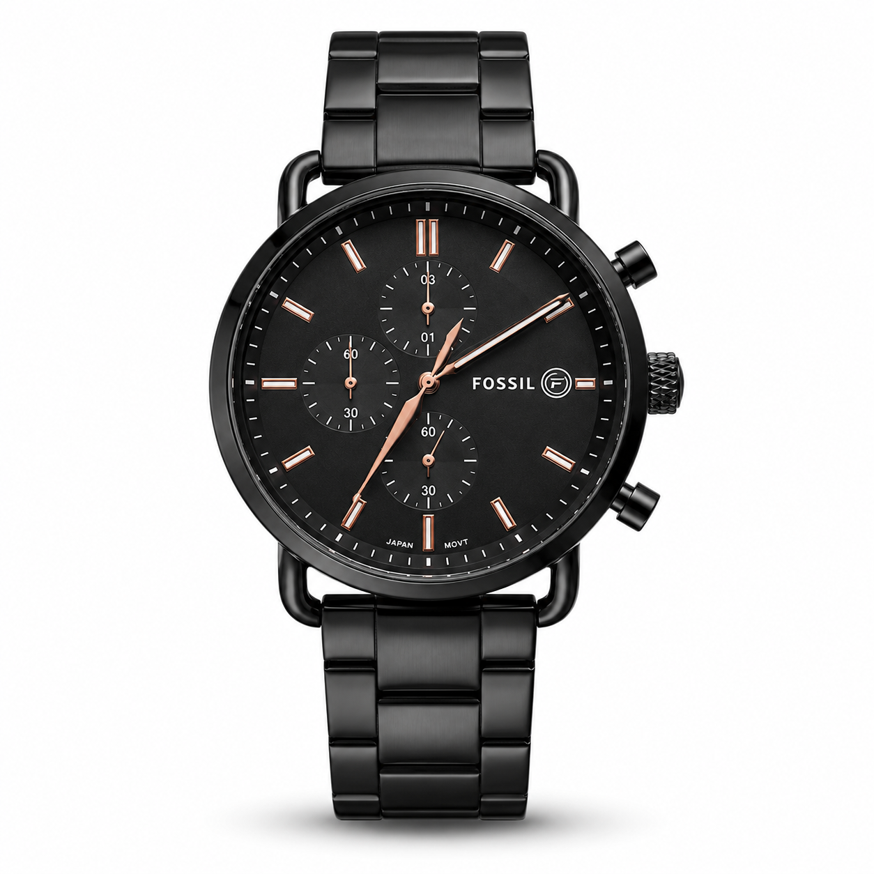 Fossil Black Metal Watch A