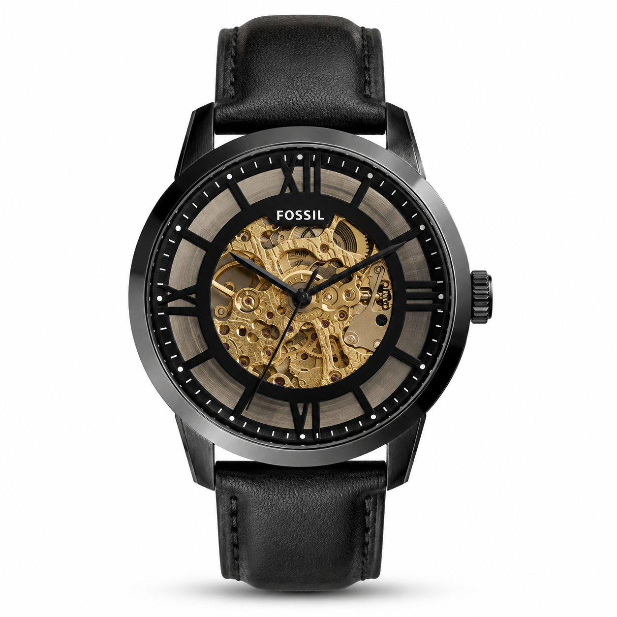Fossil Brown Leather Automatic Watch