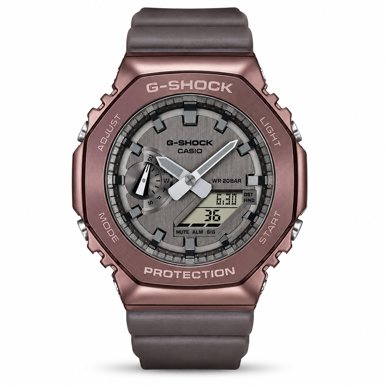 G-shock Gm 2100 Stainless Steel Rosegold Watch