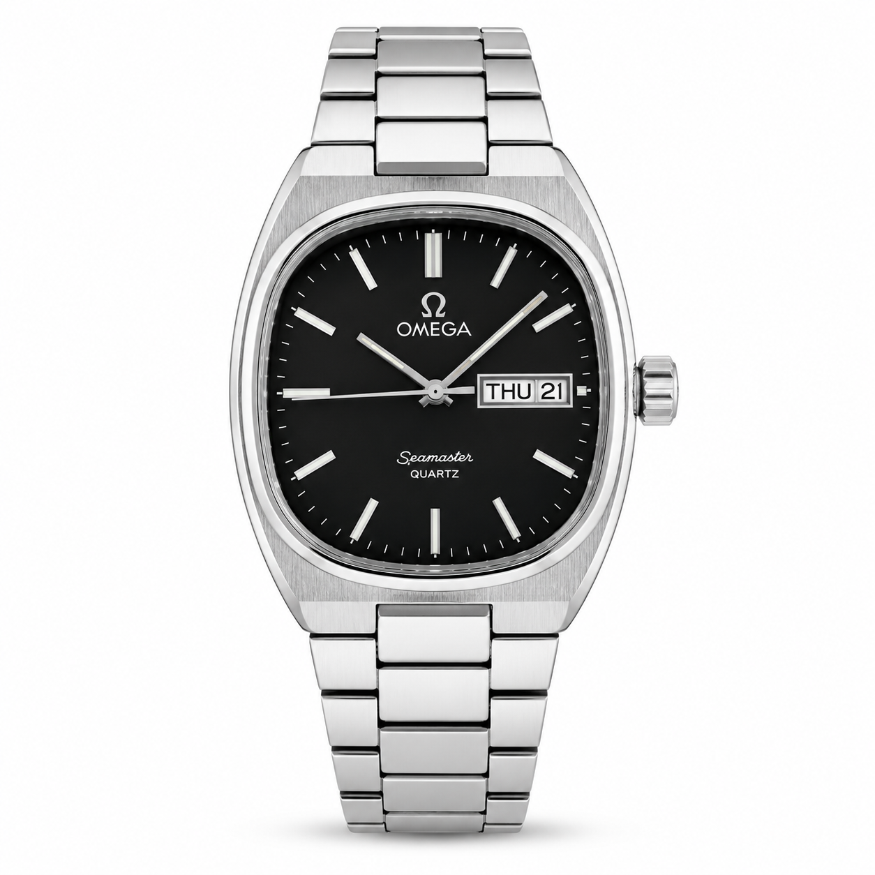 Omega Speedmaster Slim Silver Black Metal Watch