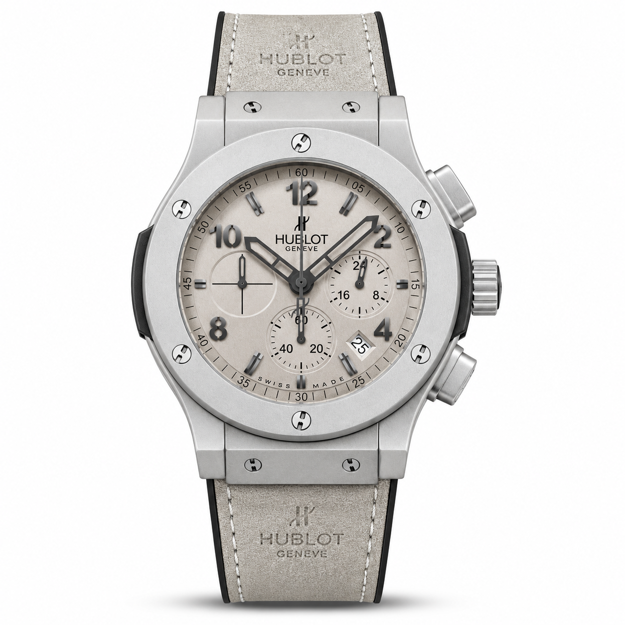 Hublot Grey Leather Belt Watch C