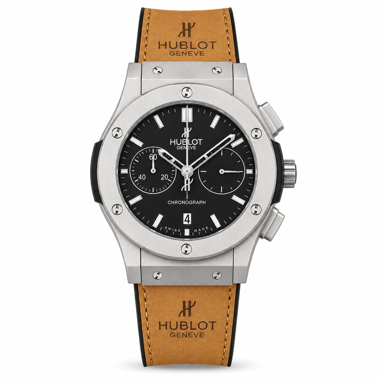 Hublot Brown Leather Belt Watch B