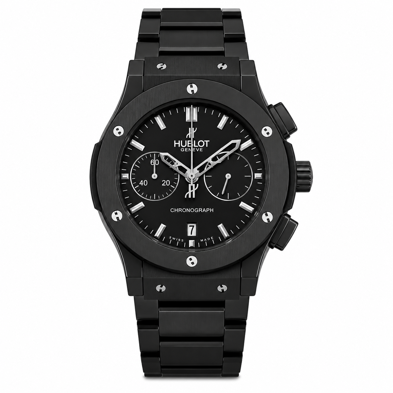 Hublot Jet Black Metal Watch