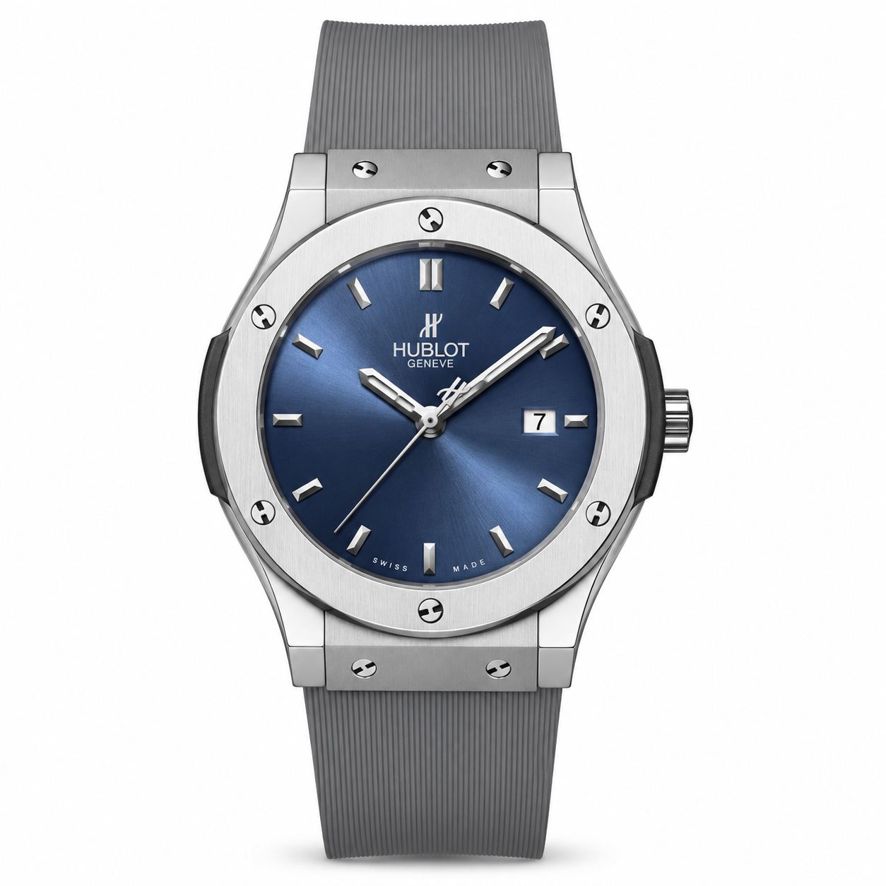 Hublot Grey Leather Belt Watch E