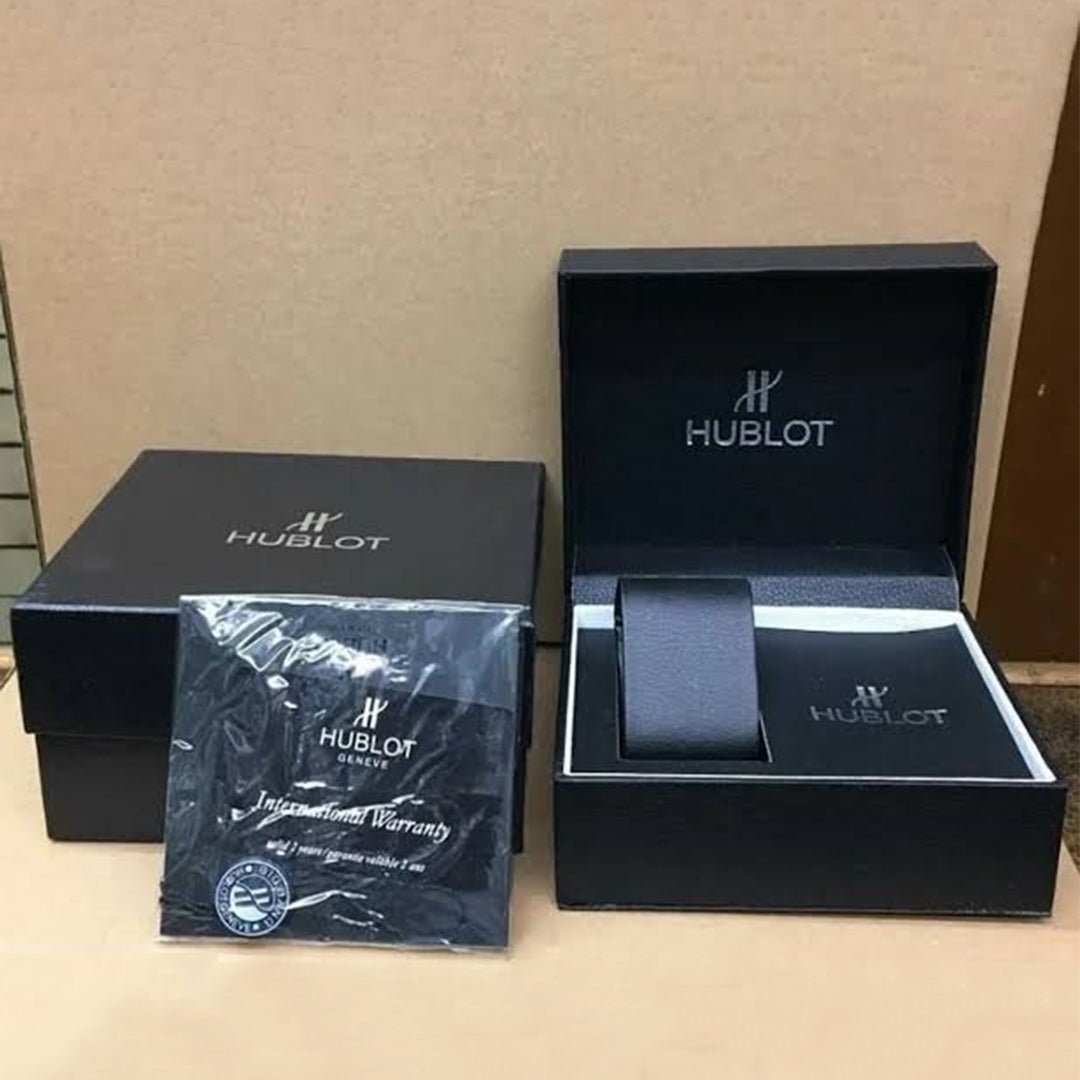 Hublot Silver Grey Automatic Metal Watch
