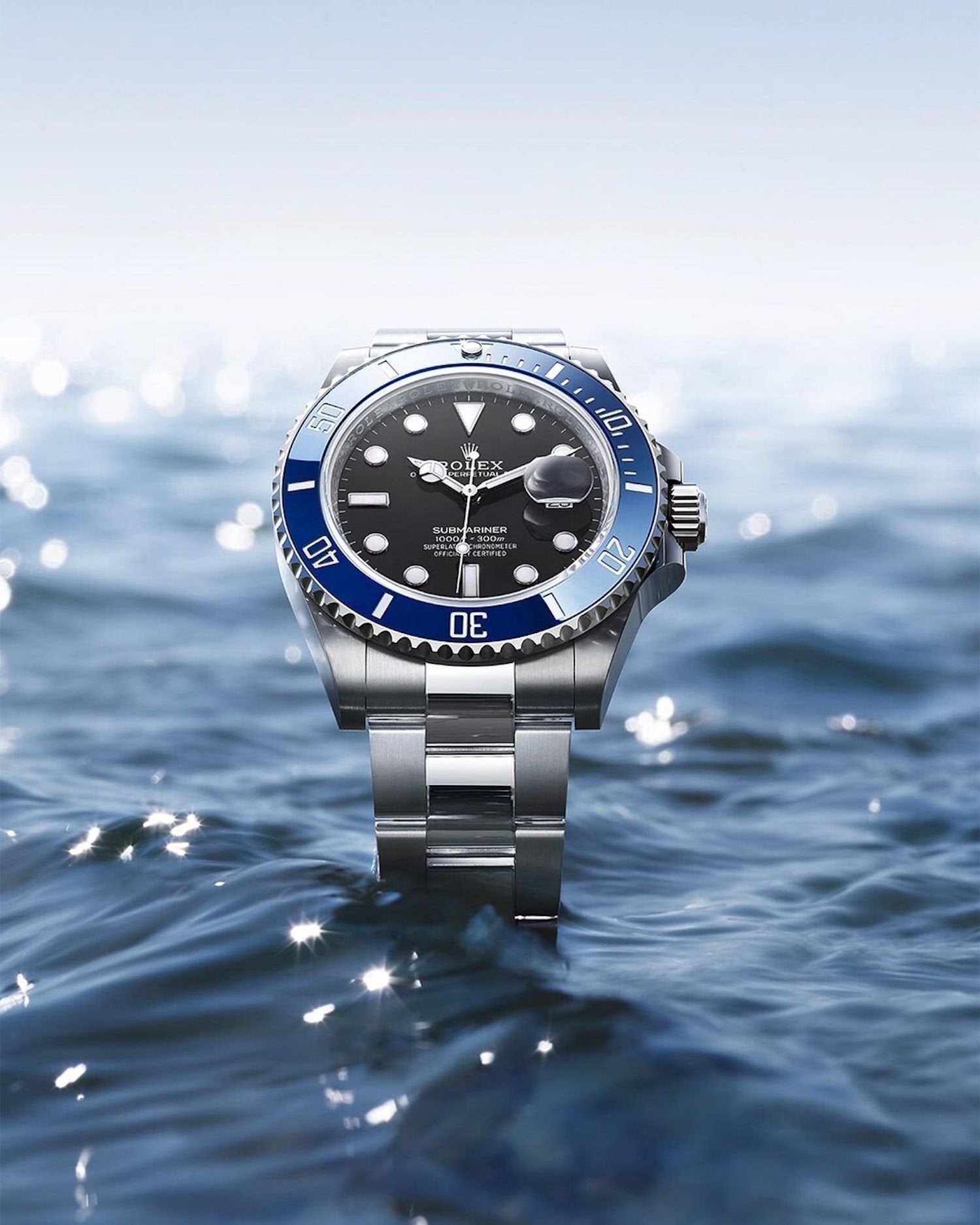 Rolex Submarine blue and a black dial date
