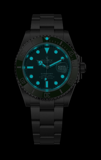 Rolex Submarine green and a black dial date