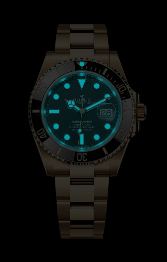 Rolex Submarine yellow gold and a black dial date