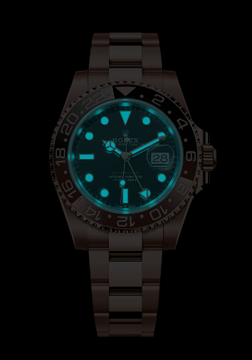 GMT-Master II Everose gold and Black dial.