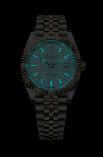 Rolex Datejust Dualtone White Dial Metal Watch