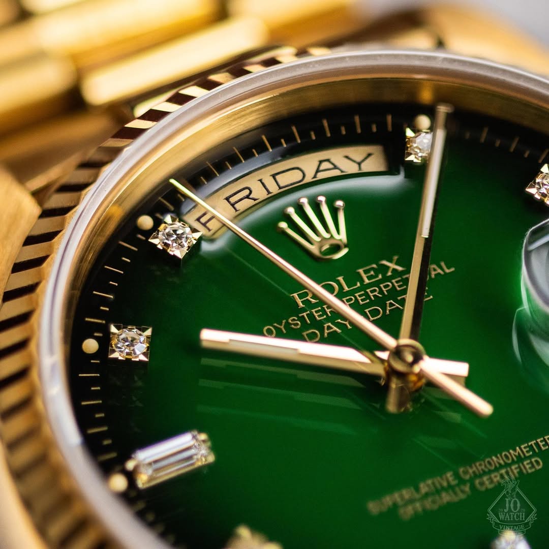 Role_x Oyster Perpetual Day Date Diamond GOLD-Green (Virat Kohli)