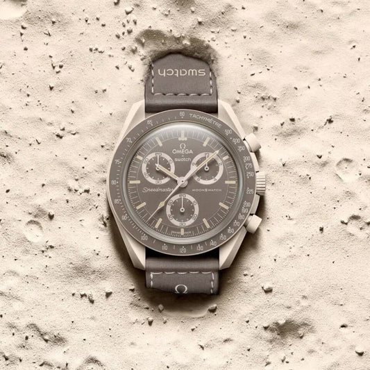 Swatch X Omega Bioceramic Moonswatch Mission To The Moon Earth With Kit