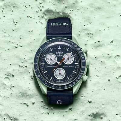 Swatch X Omega Bioceramic Moonswatch Mission To Earth With Kit