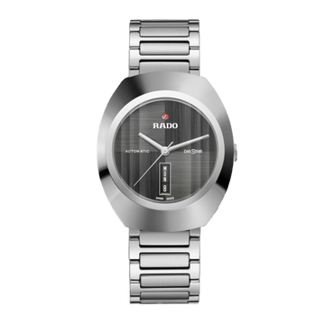 RADO DISTAR SILVER BLACK Metal WATCH