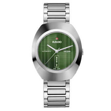 RADO DISTAR SILVER Green Metal WATCH