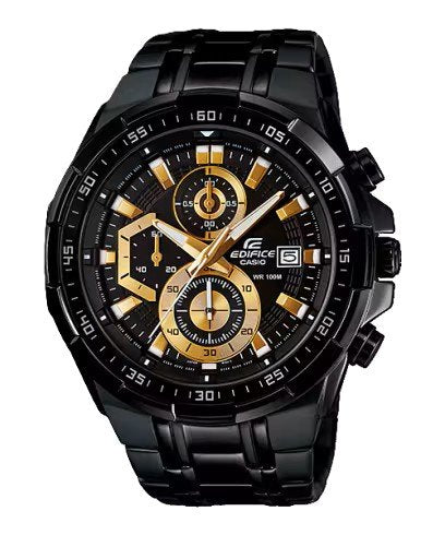 Edifice Full Black Metal Watch