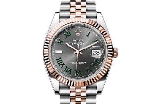 Rolex Datejust Dualtone Grey Dial Metal Watch